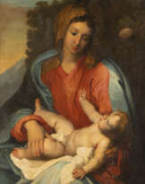 FRANCESCO SOLIMENA (SCHULE ODER NACHFOLGE) MADONNA MIT KIND
