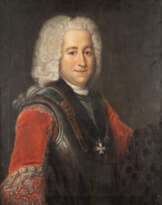 DEUTSCHE SCHULE DES 18. JH. HALBFIGURENBILDNIS DES GEHEIMRATS UND GOUVERNEURS VON VOLDEN