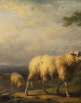 BALTHASAR PAUL OMMEGANCK LANDSCHAFT MIT SCHAFHIRTEN UND SCHAFEN