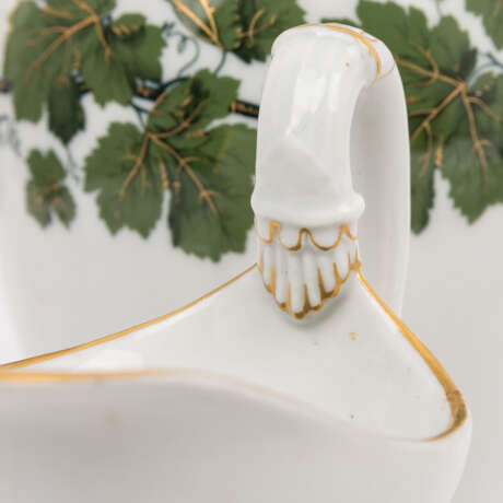 MEISSEN 12-piece set 'Vine Leaves', 1st and 2nd choice, 19th/20th c.: - Foto 11