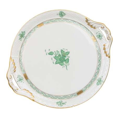 HEREND 49-piece breakfast service 'Apponyi green', 20th c. - фото 2