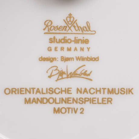 ROSENTHAL 22-piece mocha service, mostly 'Oriental Night Music', 20th c. - Foto 7