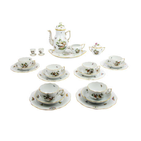 HEREND 24-piece coffee service 'Rothschild', 20th c. - фото 1
