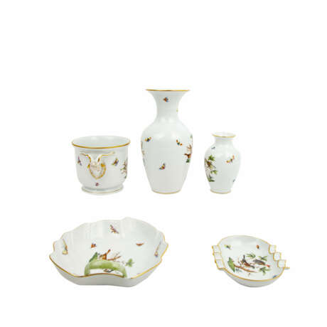 HEREND 5-piece set 'Rothschild', 20th c.: - Foto 2