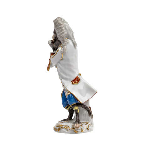 MEISSEN flute player from the monkey chapel, 20th c. - Foto 2