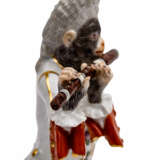 MEISSEN flute player from the monkey chapel, 20th c. - photo 6