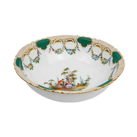 MEISSEN large ceremonial bowl, RARITY! 19th century - photo 1