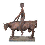 DE ANGELIS, GIOVANNI (1938, Ischia), 'Rider on cow', - photo 2