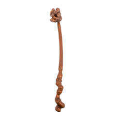 Wishing scepter made of wood. CHINA, around 1900,