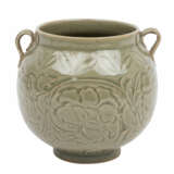 Pot with a handle made of ceramic. CHINA, 20th c., - photo 1