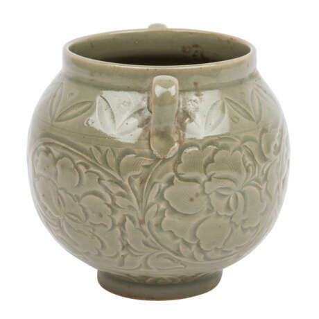 Pot with a handle made of ceramic. CHINA, 20th c., - фото 4