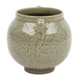 Pot with a handle made of ceramic. CHINA, 20th c., - фото 4