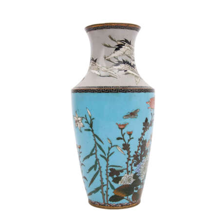 Fine cloisonné vase. JAPAN, Meiji period (1868-1912). - Foto 8