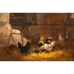 PAINTERS OF THE 20TH CENTURY "Chicken fowl