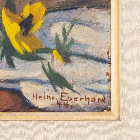 EBERHARD, HEINRICH (1884-1973), "Pansy in vase", - фото 3