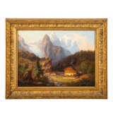 PERNHART, MARCUS (1824-1871) attributed, "A farm with a view of the Grossglockner". - photo 2