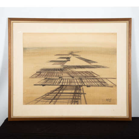 EGLAU, OTTO (1917-1988), "Mat Mudflat Landscape". - фото 2
