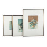 TAKAHASHI, YOSHI (1943-1998), 3 color aquatint etchings, - Foto 1