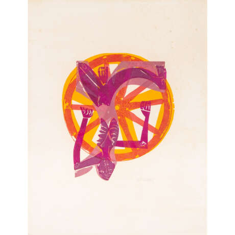GRIESHABER, HAP (Helmut Andreas Paul, 1909-1981), "The Wheel", - Foto 1