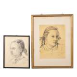 EBERHARD, HEINRICH (1884-1973), Two portraits of girls, - photo 1