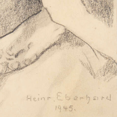 EBERHARD, HEINRICH (1884-1973), Two portraits of girls, - Foto 7