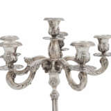 Candlestick, 6-flame, silver, 20th c. - photo 2