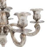 Candlestick, 6-flame, silver, 20th c. - photo 3