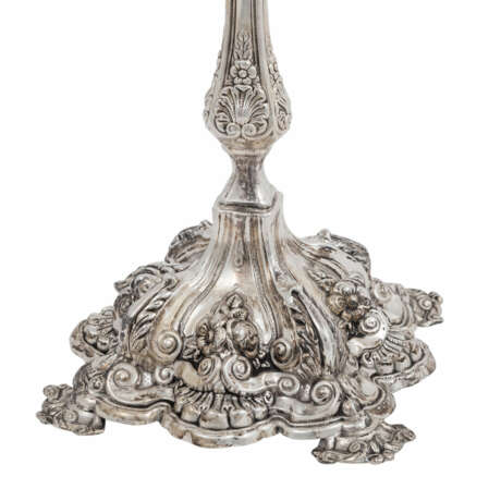 Candlestick, 6-flame, silver, 20th c. - photo 4