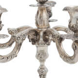 Candlestick, 6-flame, silver, 20th c. - фото 5