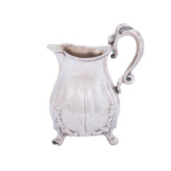 GERMAN Cream jug, 12 lot, 19th c.