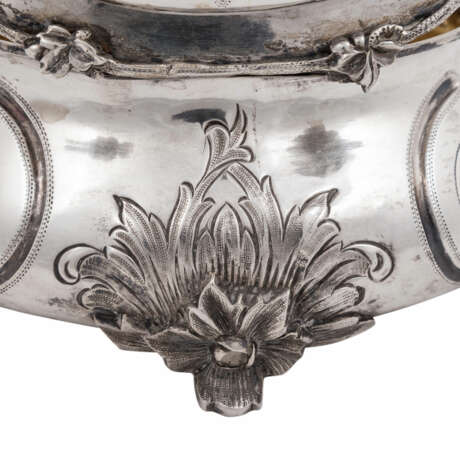 GERMAN Sugar bowl, silver, 19th c. - Foto 5