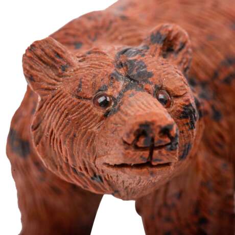 GEMSTONE CARVING, TWO BEARS, - photo 3