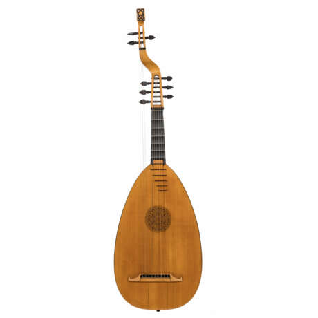 9-STRING BASS LUTE BY HERMANN HAUSER - photo 1