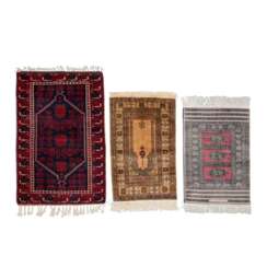 3 Oriental carpets, 20th c.: