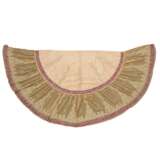 Oriental embroidery cover throw for a demi-lune wall console. - фото 1