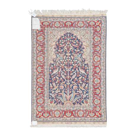 Oriental silk carpet. KAYSERI, 20th century, 110x77 cm. - фото 2