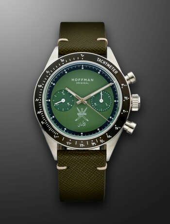 HOFFMAN FOR PERPETUEL, LIMITED EDITION STAINLESS STEEL CHRONOGRAPH 'OMAN EDITION', REF. OMN.HXP14, NO. 14/50 - фото 1