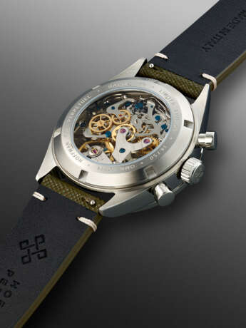 HOFFMAN FOR PERPETUEL, LIMITED EDITION STAINLESS STEEL CHRONOGRAPH 'OMAN EDITION', REF. OMN.HXP14, NO. 14/50 - photo 3