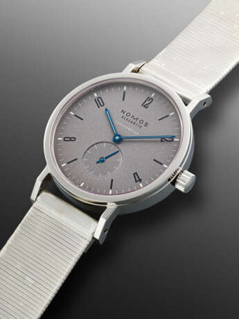 NOMOS, LIMITED EDITION STAINLESS STEEL 'TANGENTE SPORT', REF. 501.S6, NB. 243/300 - photo 2