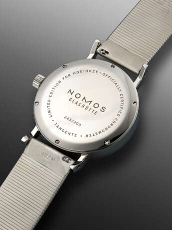NOMOS, LIMITED EDITION STAINLESS STEEL 'TANGENTE SPORT', REF. 501.S6, NB. 243/300 - photo 3