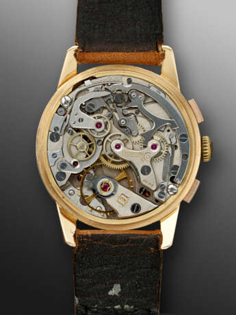 EBERHARD & CO, YELLOW GOLD CHRONOGRAPH 'EXTRA-FORT' - фото 4