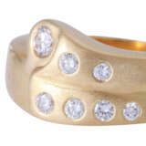 Ring with diamonds total ca. 0,40 ct, - Foto 5