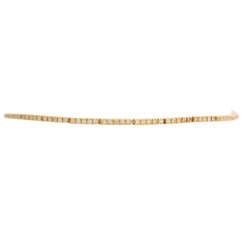 Bracelet with small diamonds total ca. 0,55 ct,