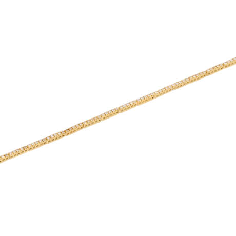Bracelet with small diamonds total ca. 0,55 ct, - фото 4