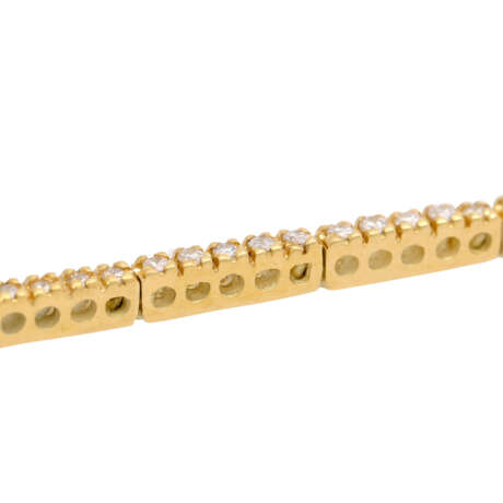 Bracelet with small diamonds total ca. 0,55 ct, - фото 5