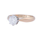 Solitaire ring with beautiful old cut diamond of ca. 1,2 ct, - photo 5