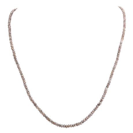Necklace of brown diamonds, - photo 1