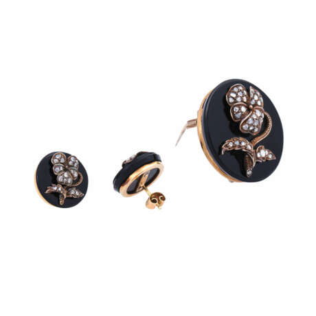 Demi parure brooch and stud earrings - Foto 1