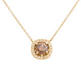 Necklace with natural color diamond ca. 1,05 ct - фото 2