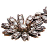 Historism pendant "Flower" with diamonds - photo 4